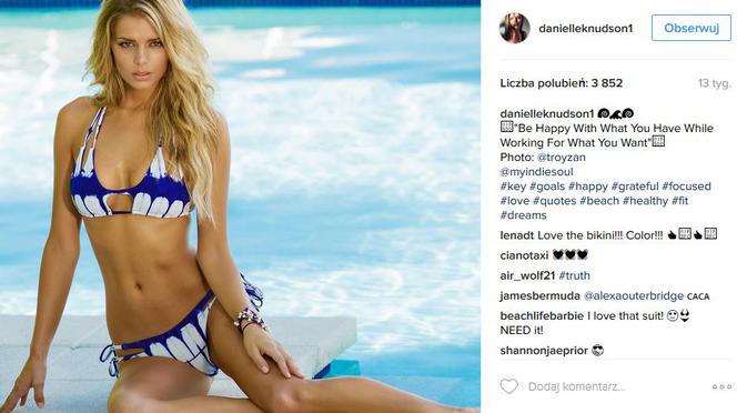 Danielle Knudson, dziewczyna Milosa Raonicia