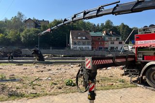 Strażacy z Warszawy w akcji w Lądku-Zdroju