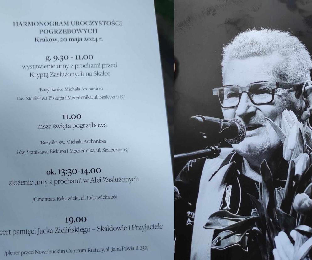 Jacek Zieliński - harmonogram pogrzebu