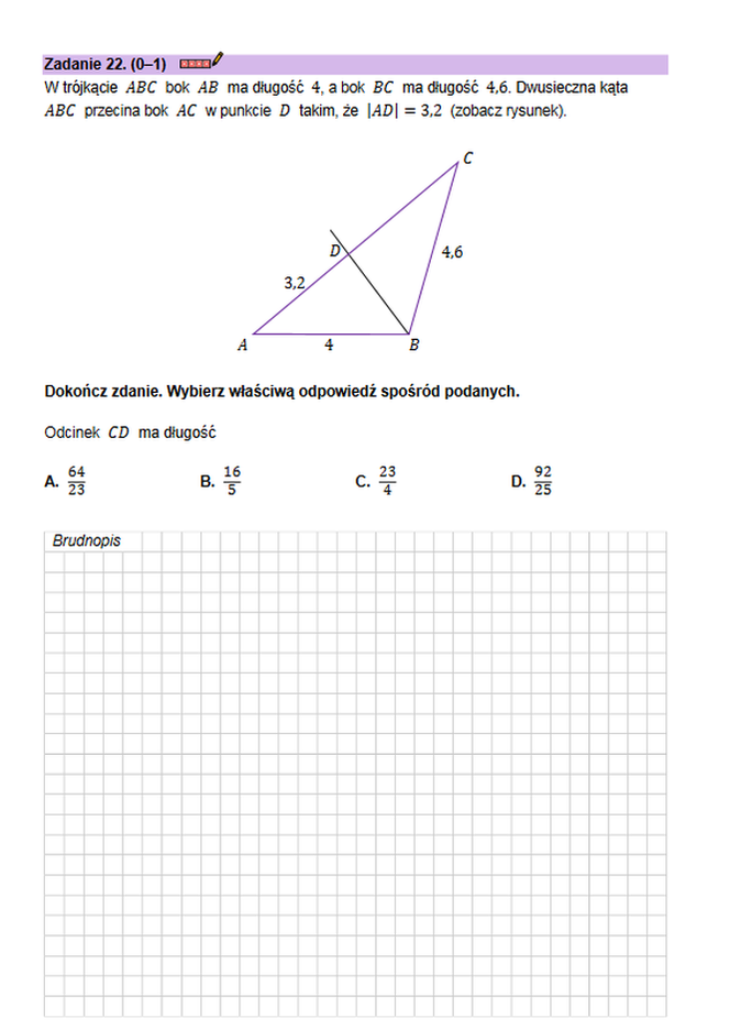 Próbna matura MATEMATYKA (test diagnostyczny)