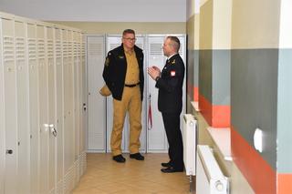 Wizyta Zastępcy Komendanta Głównego PSP w iławskiej komendzie