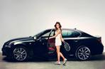 Agnieszka Radwańska pozuje do reklamy Lexusa