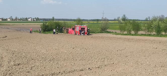 Utonął w traktorze we własnym stawie