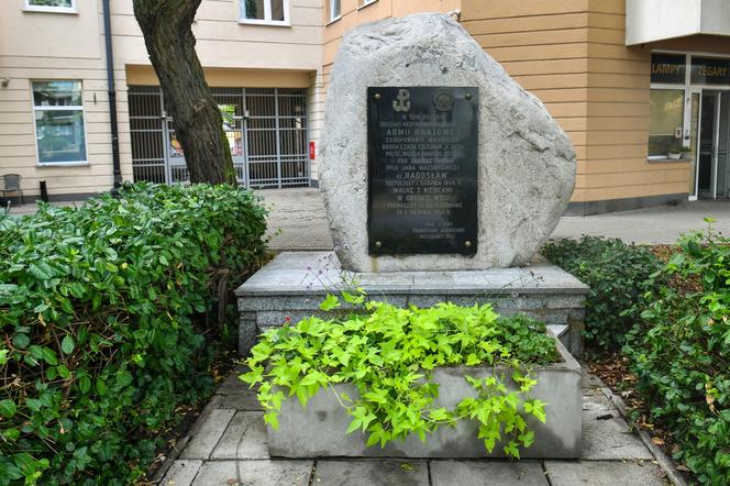 Kamień upamiętniający zgrupowanie AK „Radosław” 