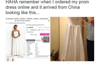 Nie zamawiaj sukienek z Chin