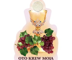 Emblemat na Boże Ciało - dekoracja okienna Boskie Zakupy