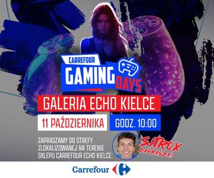 Wielkie emocje i spotkanie z Sitr0x: Carrefour Gaming Days powracają do Kielc 