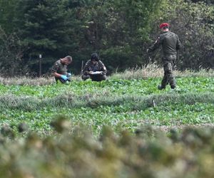Służby pracują w Choinach w pow. świdnickim. Znaleziono tam szczątki rakiety