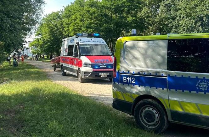 Wrocław. Nieprzytomna 15-latka reanimowana nad zbiornikiem Staw [ZDJĘCIA]