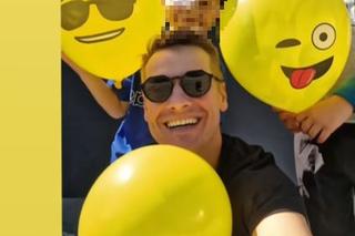 Marcin Mroczek (Piotrek w M jak miłość) z synami Kacprem i Ignacym