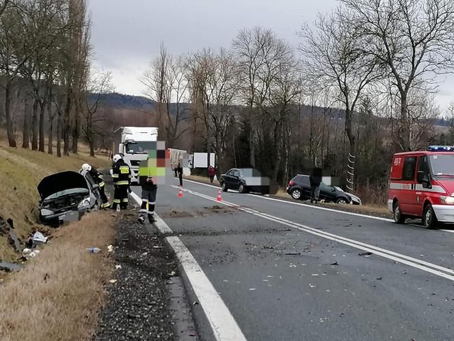 Groźny wypadek pod Mysłowem