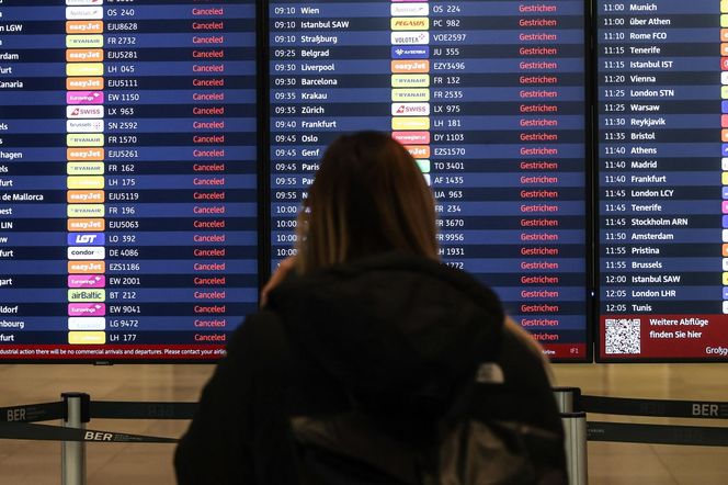 Strajk na lotniskach w Niemczech