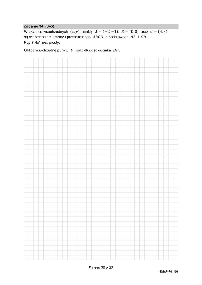 Matura 2025 - matematyka