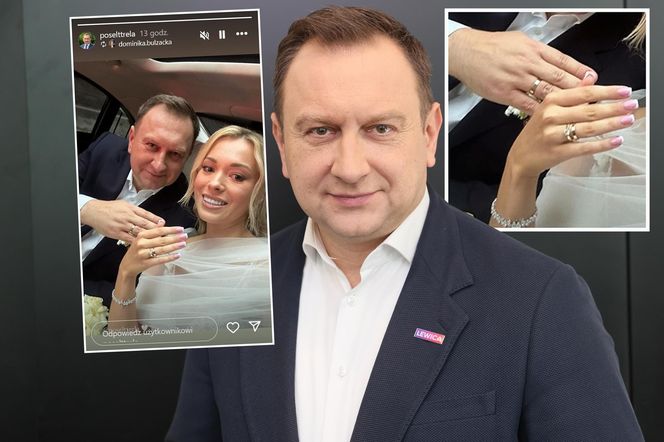 Tomasz Trela i jego żona Dominika