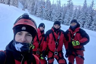 Ćwiczenia ewakuacji turystów w Tatrach