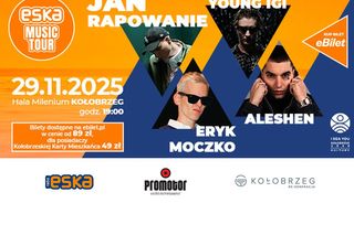 Eska Music Tour Kołobrzeg - ostatnie bilety w sprzedaży! Nie czekaj