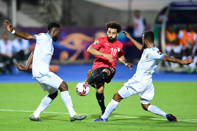 Mohamed Salah zdobył drugą bramkę dla Egiptu w meczu z DR Konga (2:0).