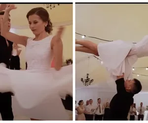 Ten film z polskiego wesela obejrzało 21 mln ludzi. Imponujący pierwszy taniec dosłownie zapiera dech w piersiach