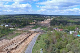 Budowa obwodnicy Wąchocka - maj 2023