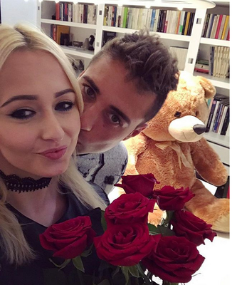 Thiago Cionek i Justyna Lamirowska