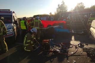 Załuski: Tragedia na DK7. Nie żyją dwie osoby, a kilka jest rannych 