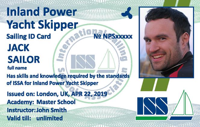 ISSA Inland Power Yacht Skipper