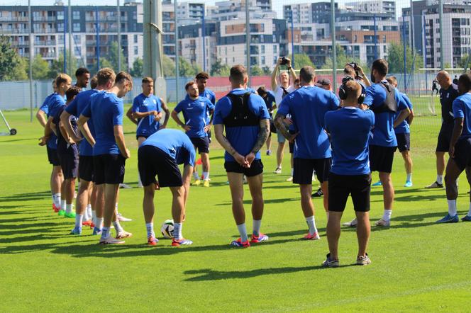 Trening Lecha Poznań przed meczem z Rakowem Częstochowa 