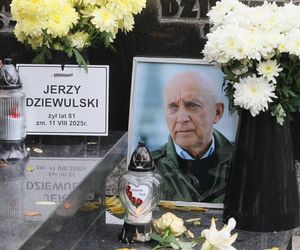 Tak wygląda grób Jerzego Dziewulskiego. Policjant i polityk spoczął obok rodziny