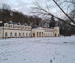 Nałęczów - Park Zdrojowy zimą