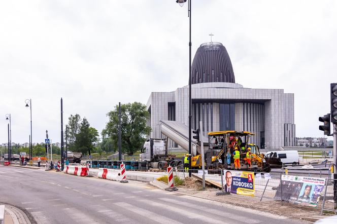 Budowa tramwaju do Wilanowa w Warszawie