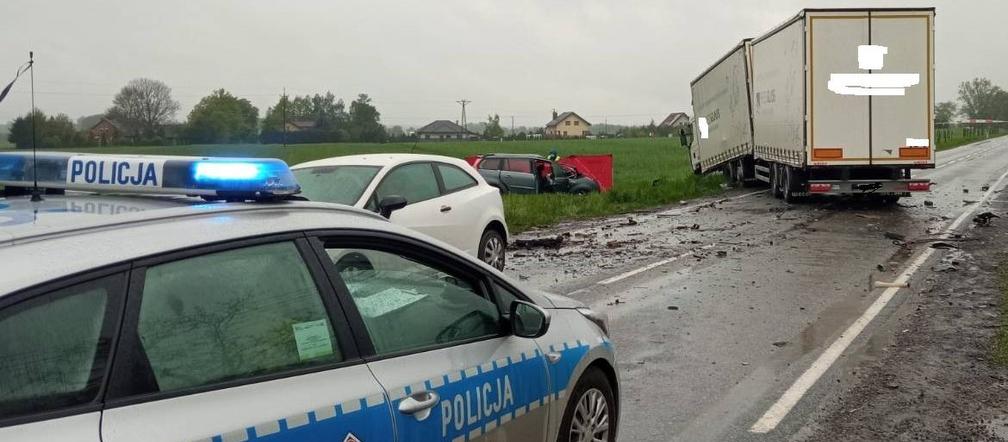 Śmiertelny wypadek koło Pabianic