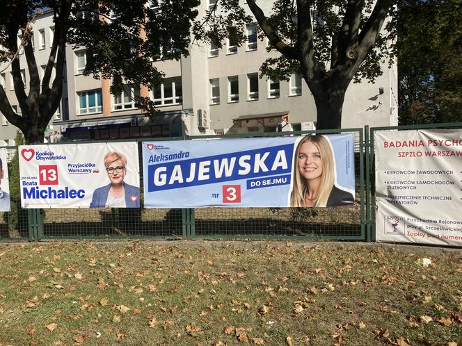 Banery i plakaty wyborcze