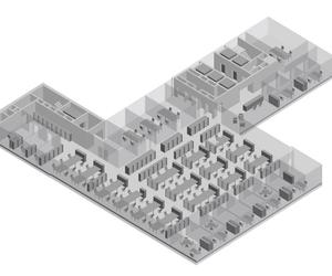 New Court, Londyn. Piętro z otwartą przesztrzenią biurową. Fot.  ©OMA materiały prasowe Mies van der Rohe Award 2013