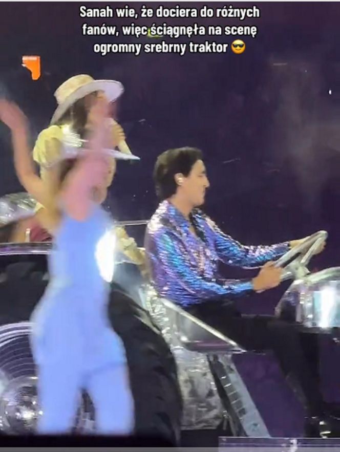 Sanah z mężem na Stadionie Narodowym