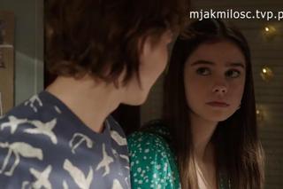 	M jak miłość odc. 1765. Wojtek (Aleksander Szeląg), Basia (Karina Woźniak)