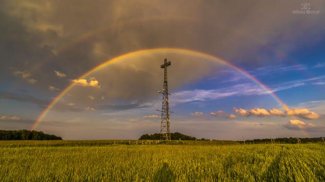 Te zdjęcia tęczy na Podkarpaciu są magiczne. Czy będą jeszcze burze w czerwcu? [PROGNOZA POGODY]