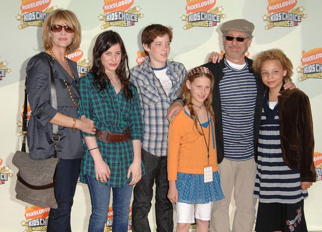 Steven Spielberg z rodziną