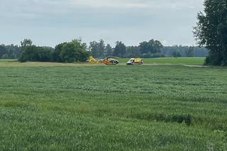 Wypadek w Hołubli w powiecie siedleckim