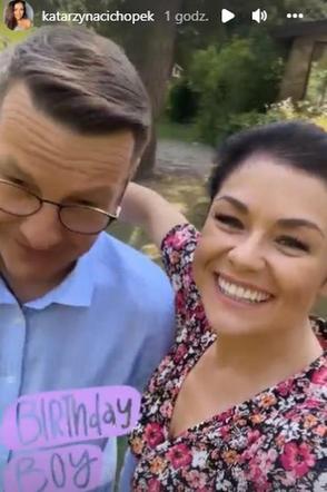 M jak miłość na planie. Katarzyna Cichopek (Kinga), Marcin Mroczek (Piotrek)	