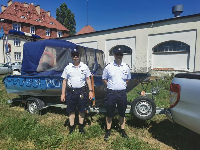 Zadbają o bezpieczeństwo nad wodą. Posterunek policji w Rudniku rozpoczyna pracę 