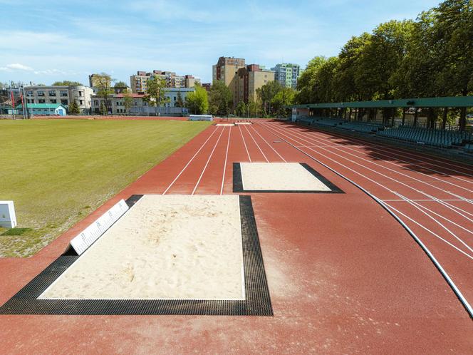 Stadion lekkoatletyczny w Sosnowcu po remoncie