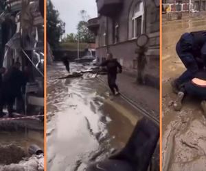 Szabrownicy grasują w Kłodzku. Próbowali okraść stację paliw. Nagranie z interwencji policji