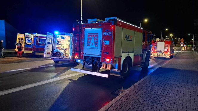 29.07.25 Starachowice. Wypadek na wiadukcie