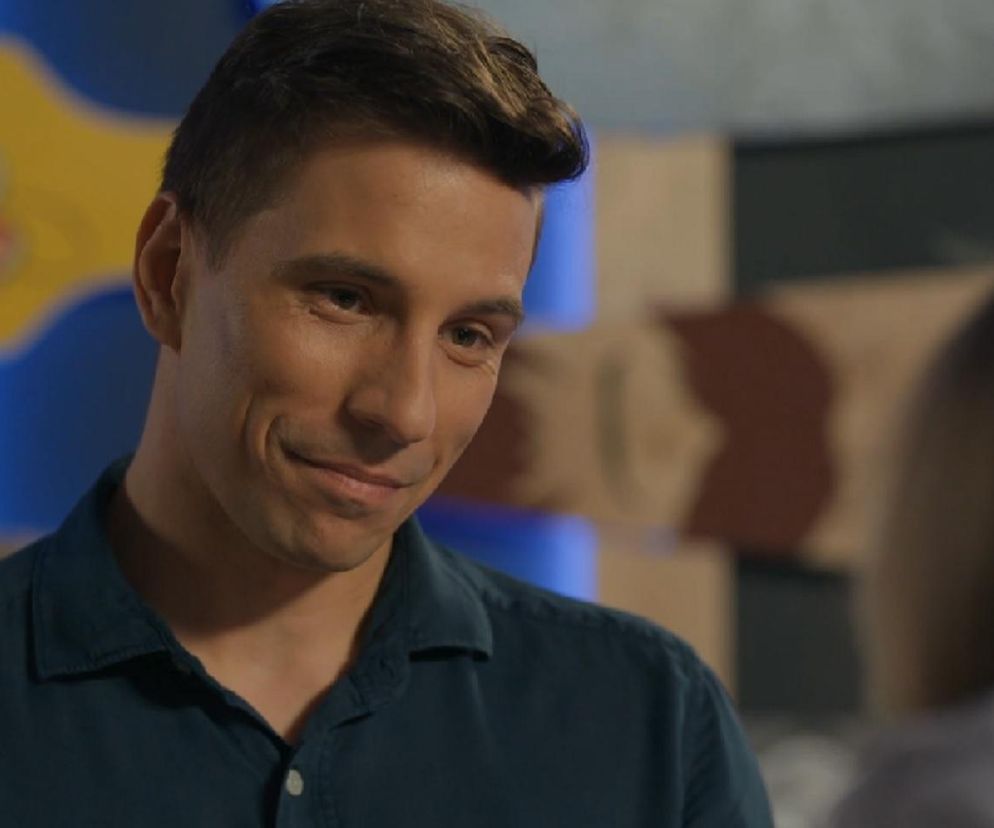 Barwy szczęścia, odcinek 3198. Tomasz (Jakub Sokołowski), Grażyna (Kinga Suchan)