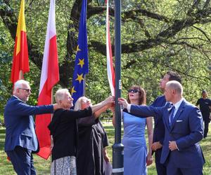 Nadanie imienia prof. Michała Kuleszy alei w parku w Warszawie