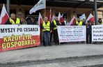 Protest rolników w Rzeszowie