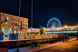 Tak iluminacje świąteczne rozświetlają Bydgoszcz! Magiczny widok