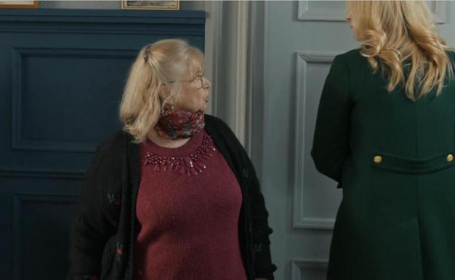 Barwy szczęścia odc. 2985. Karolina (Marta Dąbrowska), Amelia (Stanisława Celińska)