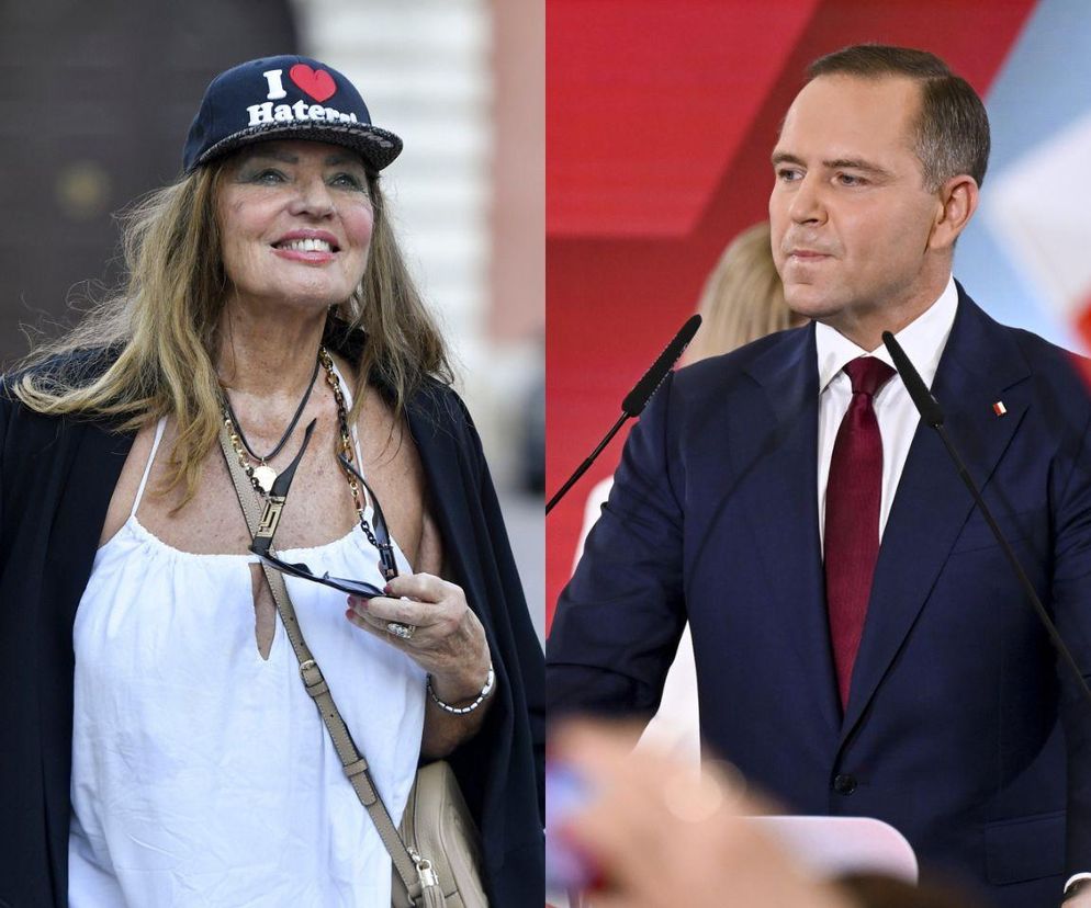 Agnieszka Perepeczko i Karol Nawrocki
