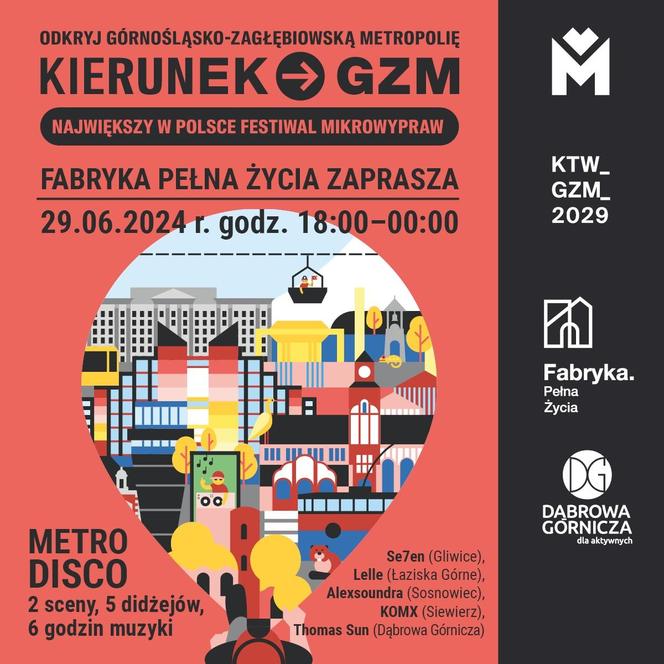 Metrodisco w Fabryce Pełnej Życia w Dąbrowie Górniczej. Wyjątkowe brzmienia na święto GZM